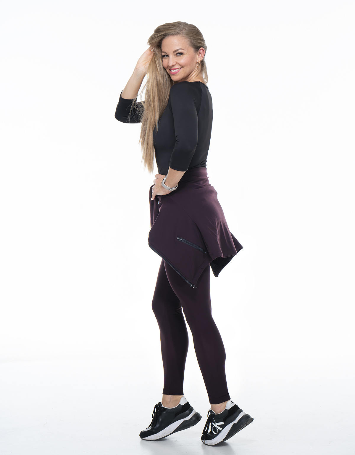 Fekete raglán felső - Image 3